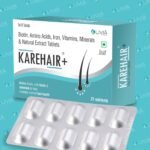 Karehair + 31 nutrients Hair Supplement Tablets